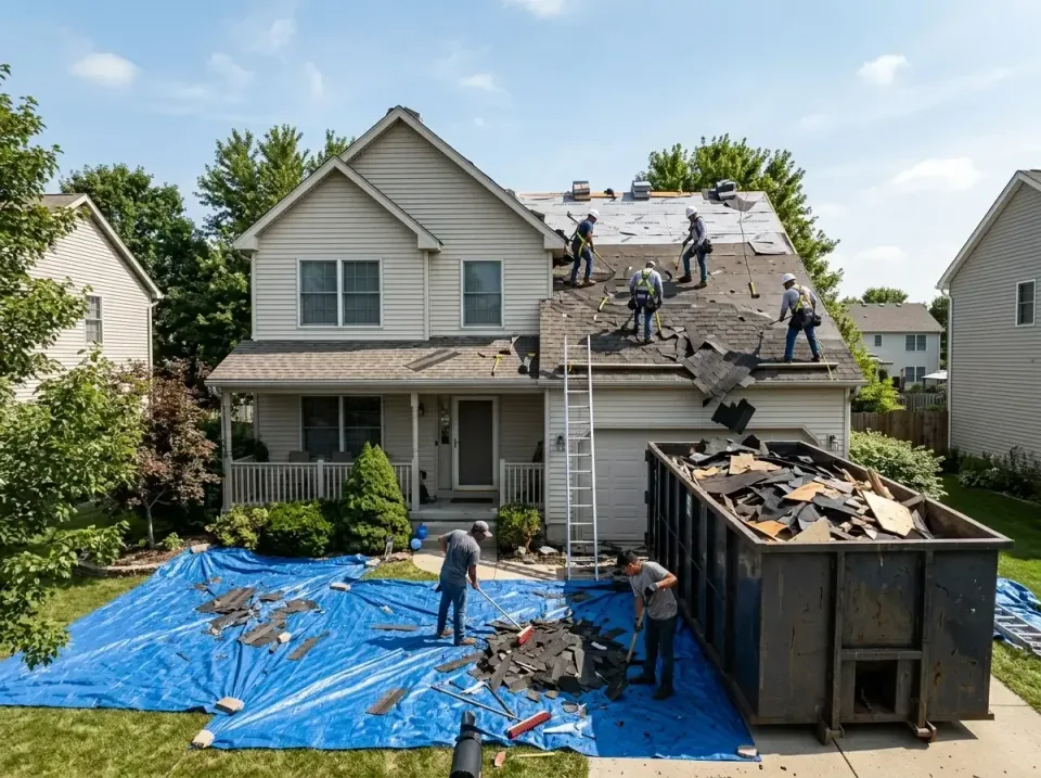 roof-replacement-debris-remova-004 — frequently asked questions, Cheapest Dumpster Rentals in Maugansville, MD